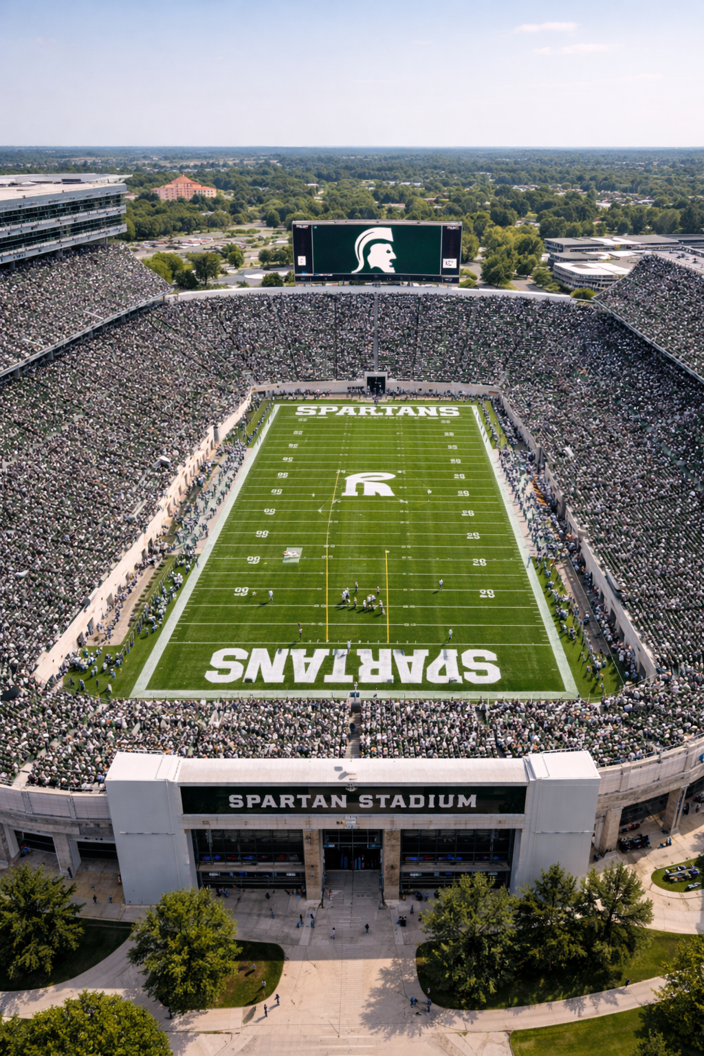 spartan stadium lansing michigan spartan stadium college lansing mi